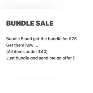 Bundle sale